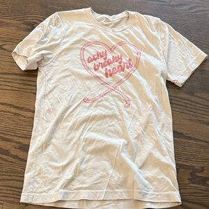 Pink Graphic Heart Women's T-Shirt